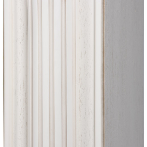 Каминокомплект: Очаг Royal Thermo Aurora RTFP/P-AR60LS, портал Olympia 60 сл. кость с зол. патиной