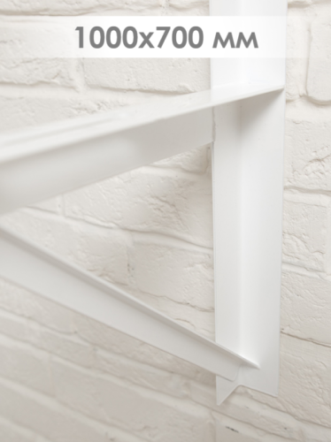 Кронштейн 500x600мм, S=2,0мм, (нагрузка 75 кг), пара SPL-5060S