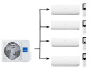 Мульти сплит-система на 4 комнаты 25+25+25+35 м2 Haier 3х AS25S2SF2FA-W+AS35S2SF2FA-W/4U85S2SR5FA Flexis Super Match
