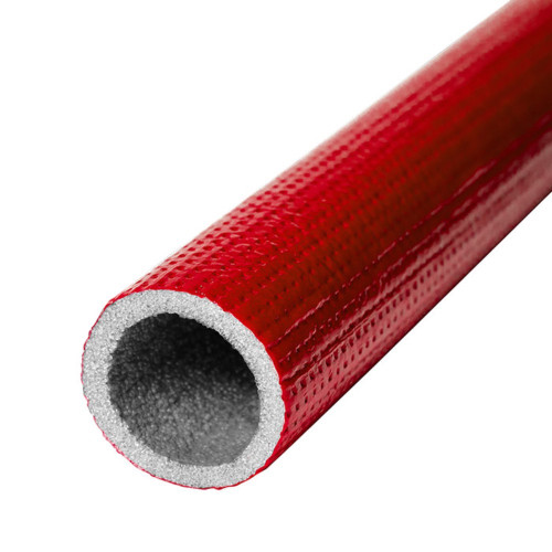 Трубная теплоизоляция K-FLEX PE COMPACT 22/9-2 (красный цвет) уп. 120 п/м