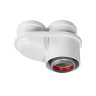 Адаптер моноблочный Royal Thermo 60/100 для перехода на двухтрубную систему 80/80 (универсальный)