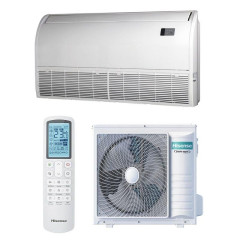 Напольно-потолочная сплит-система Hisense AUV-36UR4RC8/AUW-36U4RK7 Heavy DC Inverter R32 Wi-Fi