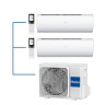 Мульти сплит-система на 2 комнаты 25+35 м2 Haier AS25S2SJ2FA-W+AS35S2SJ2FA-W/2U40S2SM1FA Jade Super Match