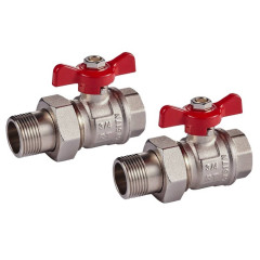 Набор для подключения радиатора Royal Thermo, прямой, 3/4"