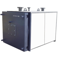 Котел стальной DE DIETRICH CABK 8 напольный, 1 конт., откр.кам.сгор. газ./диз, без обшив. и авт.