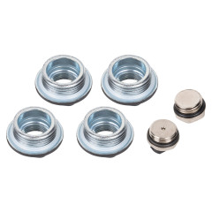 Комплект монтажный Royal Thermo 1”х 1/2" черный