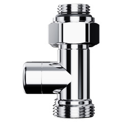 Узел нижнего подключения Royal Thermo Design прямой 1/2"х3/4"EK (хром)