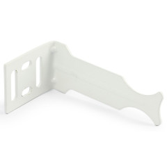 Кронштейн Uni-Fitt угловой универсальный настенный эмалированный