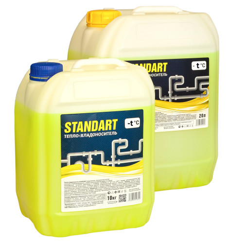 Теплоноситель Standart -30 на основе этиленгликоля, (10кг)