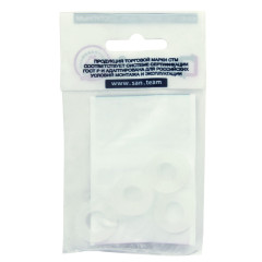 Прокладка СТМ 1/2" силикон 19х10х2 мм, SSSWC012-06, (6)