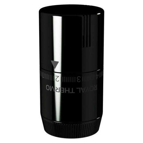 Термоголовка жидкостная Royal Thermo Design М30х1,5 (хром черный)