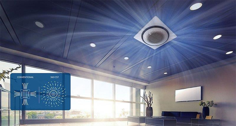 Кассетная сплит-система Samsung AC120MN4PKH/EU/AC120MXADNH/EU