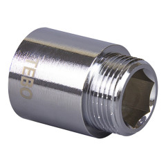 Удлинитель TEBO хромированный ВР/НР 1/2"x50 мм (24/192)